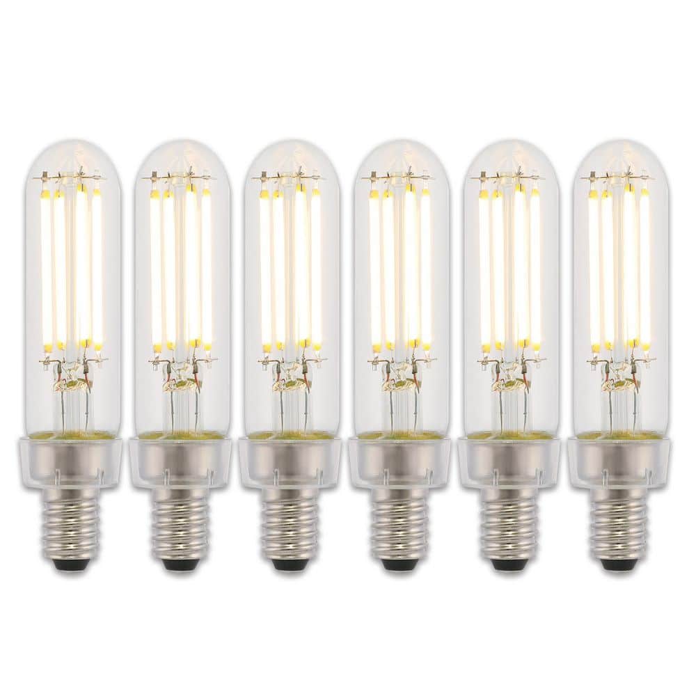 40-Watt Equivalent T6 Dimmable Filament LED Light Bulb Soft White (6-Pack) price history on PriceWatchPro