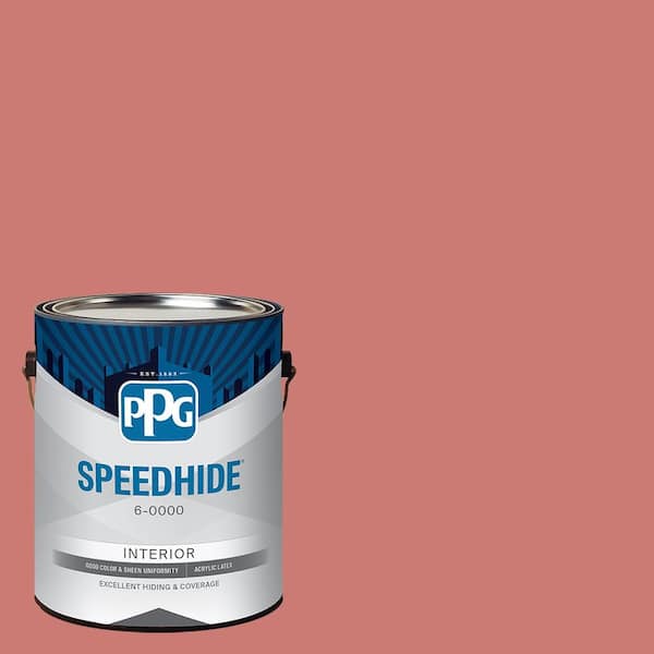 1 gal. PPG1057-5 Chili Pepper Satin Interior Paint