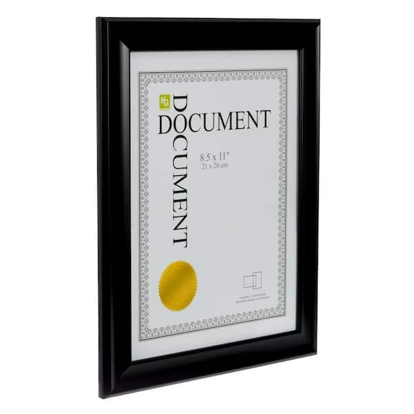 KG Reagan Document Frame - Black, 8.5 x 11, 12-Pack PH43848-5MC - The  Home Depot