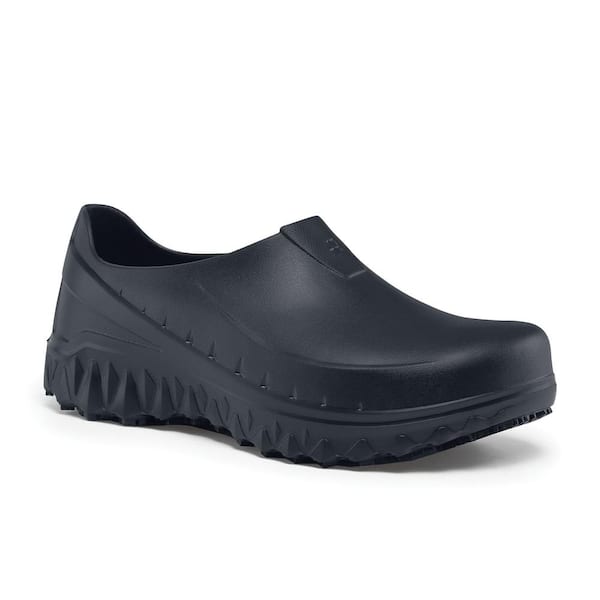 Shoes For Crews Men's Bloodstone Slip Resistant Slip-On Shoes - Soft Toe - Black Size 7(M)