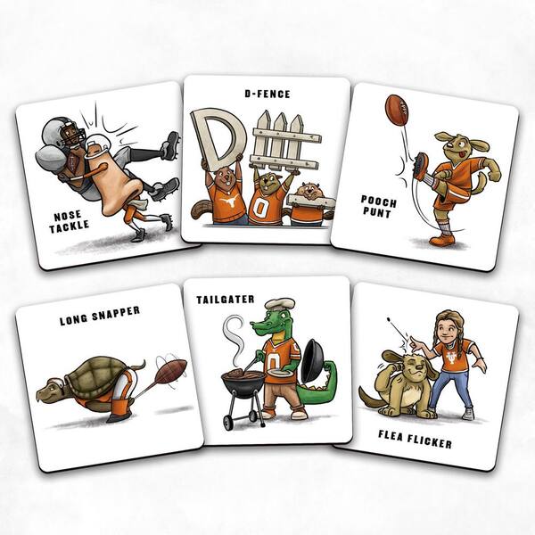 YouTheFan NCAA Texas Longhorns Licensed Memory Match Game 2501314