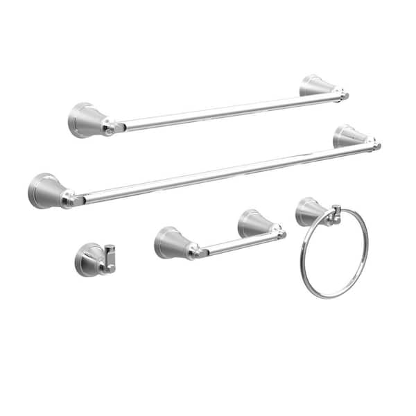 Junipine Wall Mounted Towel Ring in Chrome