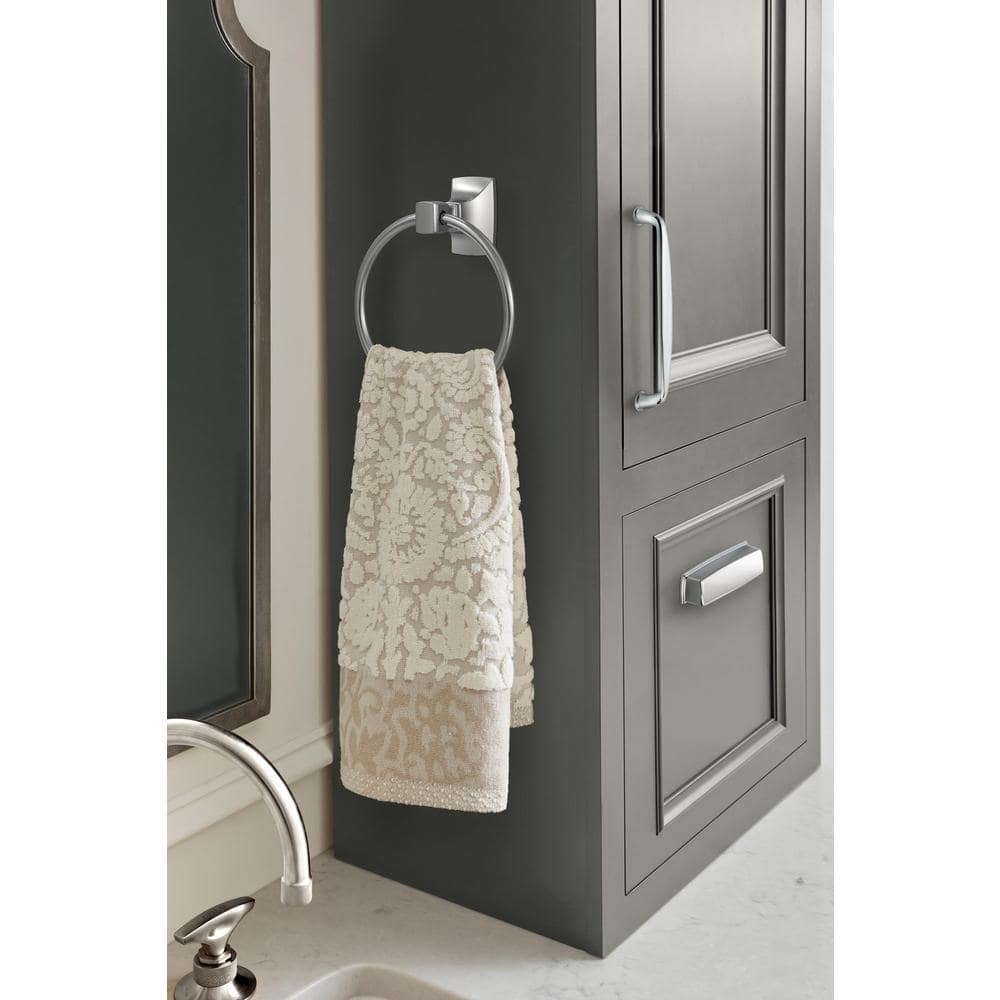 Polished Chrome 3-3/4" Cabinet Cup Pull with Mounting Hardware