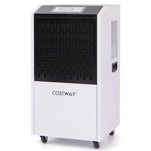 250 pt. 8500 sq. ft. Bucket Less Commercial Dehumidifier in White