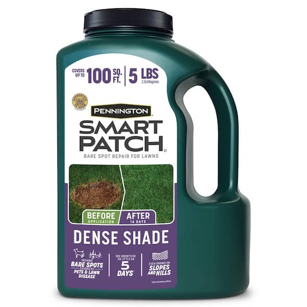 Smart Patch Dense Shade 5 lb. 100 sq. ft. Grass Seed Bare Spot Repair with Mulch and Fertilizer