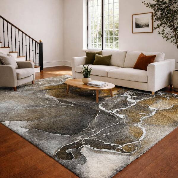 Addison Rugs Dream Shag Premium Machine Washable Abstract ADS503