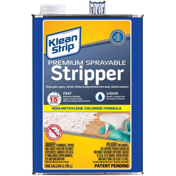 Klean Strip 1 Gal Sprayable Remover And Stripper Gkss250 The Home Depot