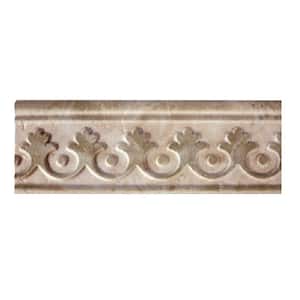 Augustus Smoke Beige 3.15 in. x 10 in. Matte Ceramic Decorative Wall Tile Accent (12 tiles/ case)