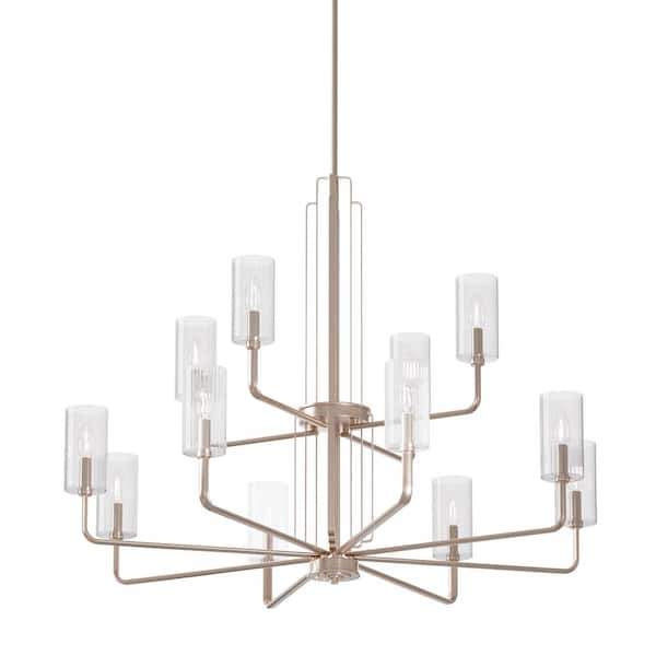 Kichler Kimrose 12-Light Polished Nickel Vintage Chandelier