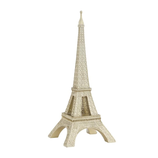 Waterwood Bronze Tone Paris Eiffel Tower Figurine Statue Vintage Model  Decor Alloy 13cm