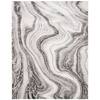 SAFAVIEH Craft Gray/Silver 9 ft. x 12 ft. Marbled Abstract Area Rug CFT819G-9