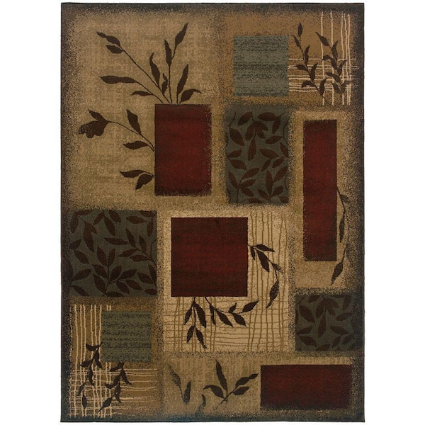 Home Decorators Collection Veneer Beige/Multi 10 ft. x 13 ft. Area Rug