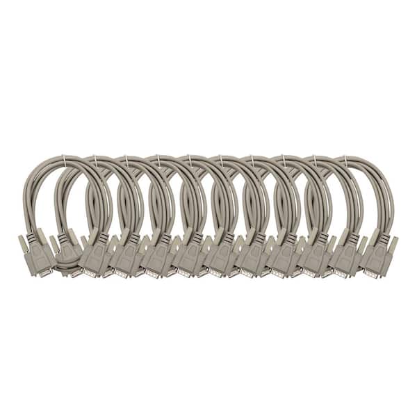6 ft. VGA HD15 Male-to-Male Monitor Cable (10-Pack)
