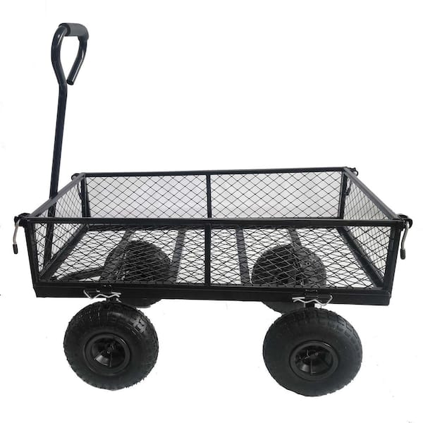 cenadinz 2.8 cu. ft. Steel Garden Cart