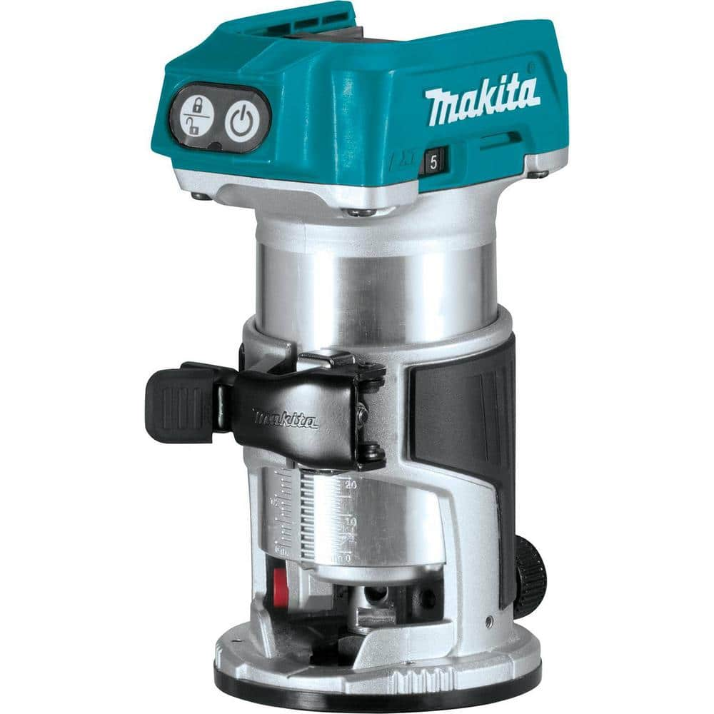 Makita 18V LXT Lithium-Ion Brushless Cordless Variable Speed Compact Router  with Built-In LED Light (Tool Only) XTR01Z - The Home Depot