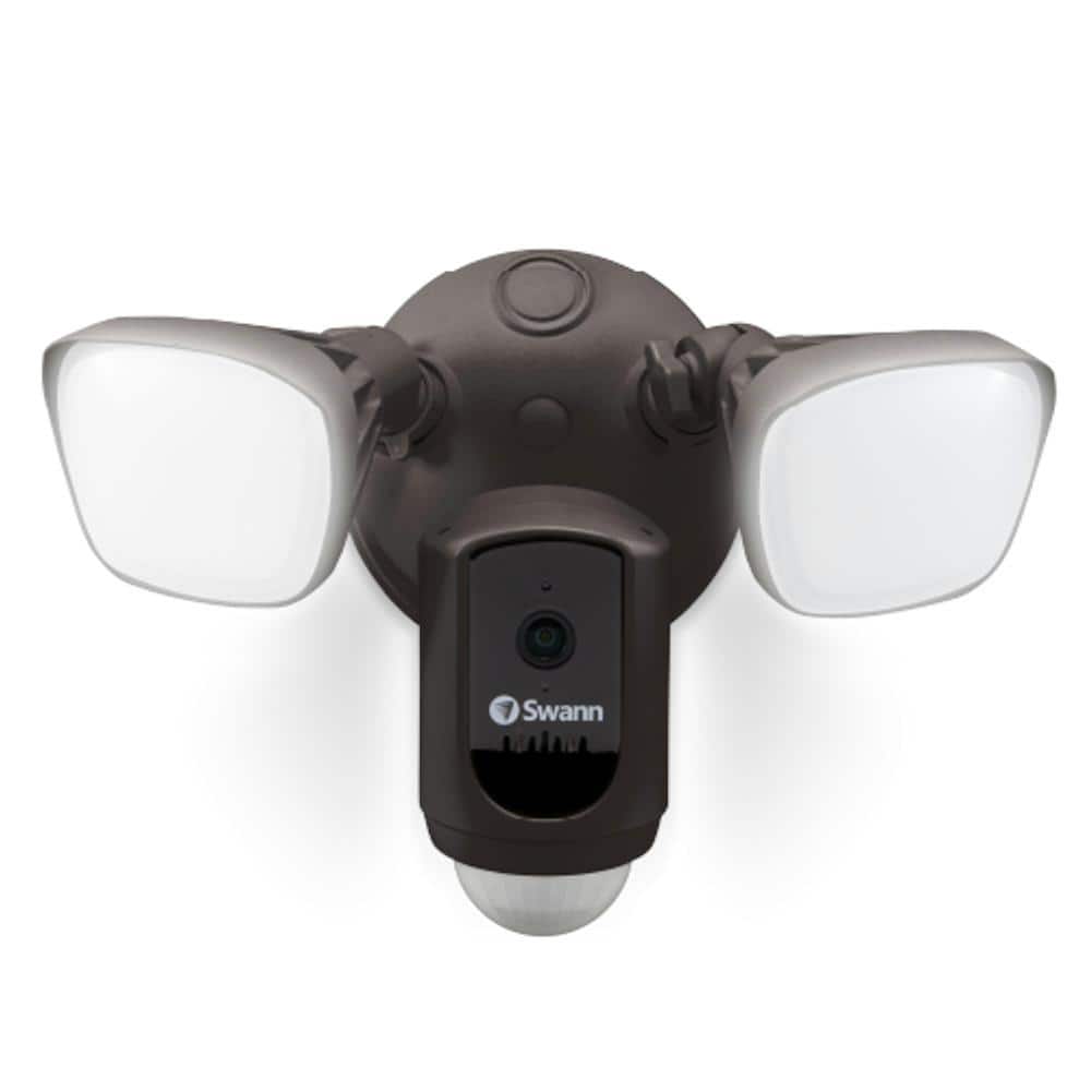 防犯カメラ Swann Floodlight Security Camera brown-swann-floodlights-swifi-