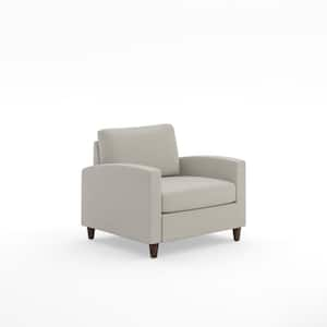 Blake Modern Beige Upholstered-Pillow-Back Arm Chair