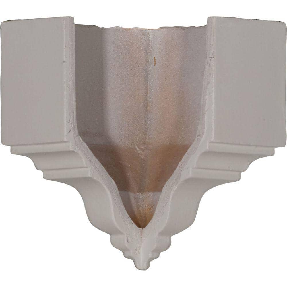 Primed Polyurethane Crown Moulding Outside Corner Block
