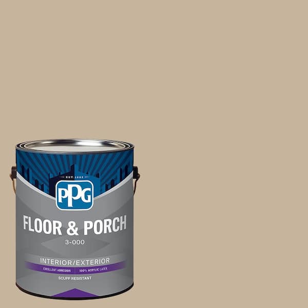 1 gal. PPG1085-4 Best Beige Satin Interior/Exterior Floor and Porch Paint