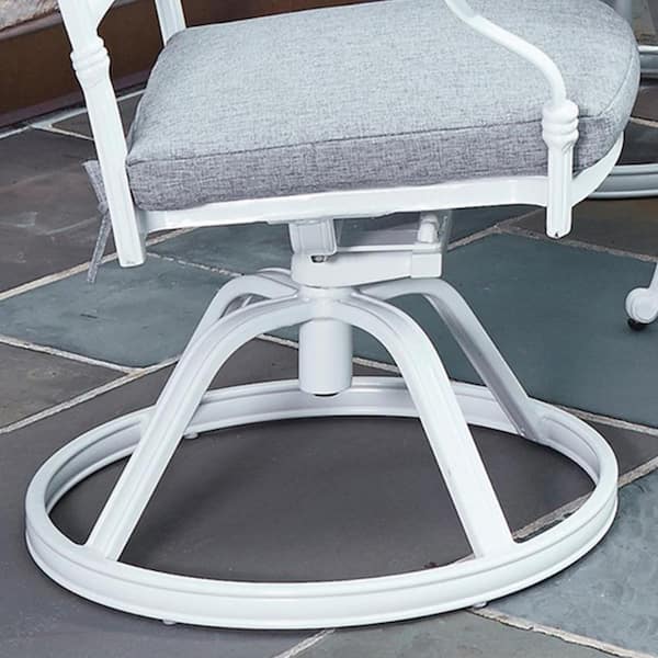 Capri Swivel Chair - Grey - Scan Design