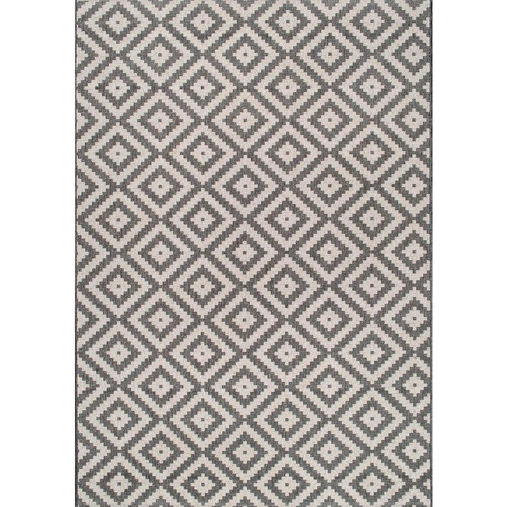 nuLOOM Marybelle Tribal Diamond Trellis Gray 4 ft. x 6 ft. Area Rug  OWDN20A-406 - The Home Depot