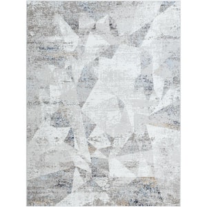 Mood Gray Rustic 5 ft. x 7 ft. Indoor Area Rug