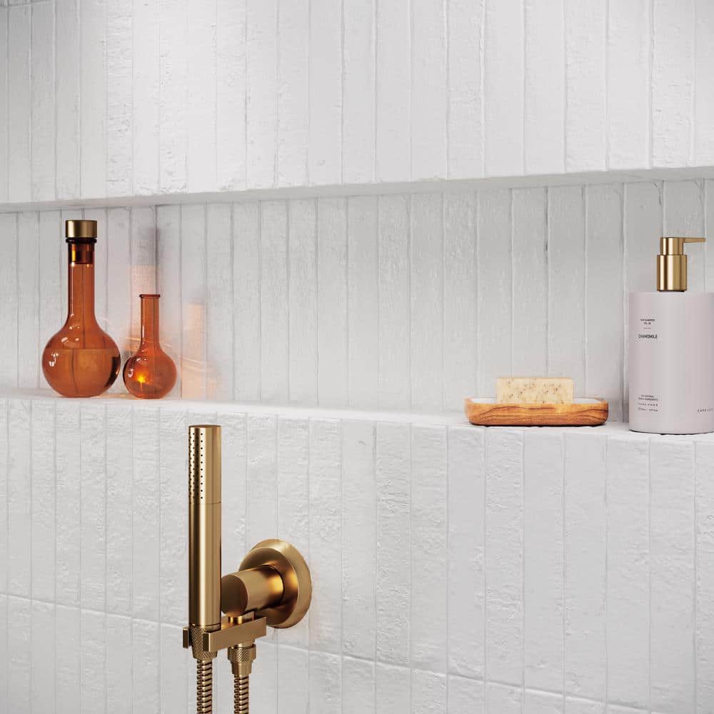 Glossy White Ceramic Subway Wall Tile for Bathroom and Kitchen