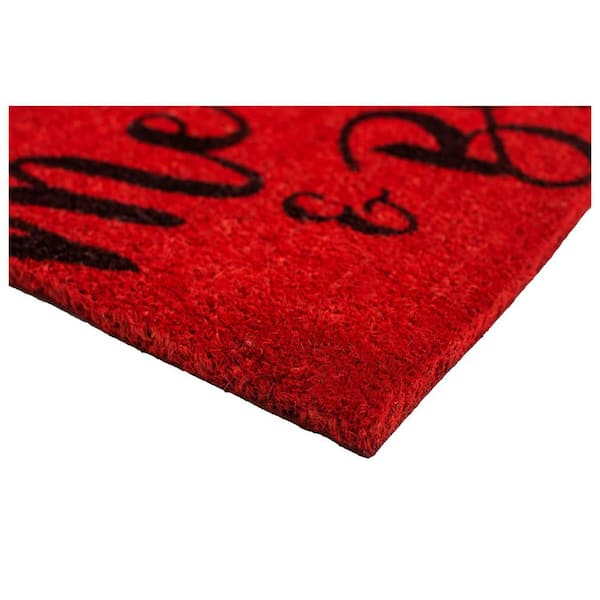 Multi-Colored 72 in. x 36 in. Coir Outdoor Door Mat