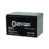 MIGHTY MAX BATTERY ML12-12 - 12V 12AH F2 SLA AGM DEEP-CYCLE RECHARGEABLE  BATTERY ML12-12F22417 - The Home Depot