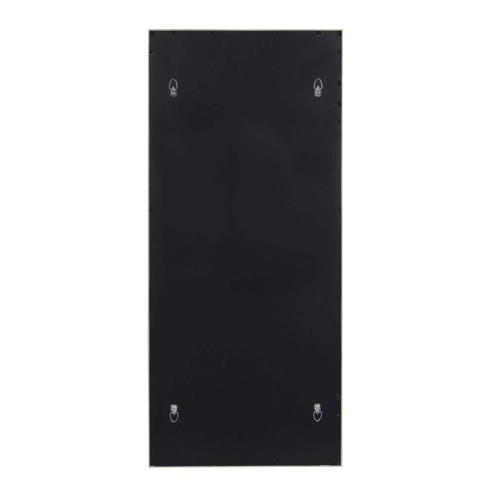 Cassat Full-Length White Windowpane Wall Accent Mirror