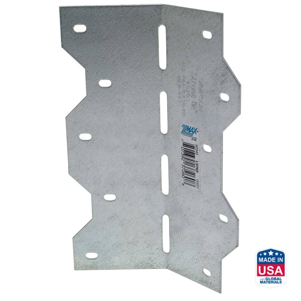 UPC 707392372608 product image for LS 6-3/8 in. 18-Gauge ZMAX Galvanized Adjustable L Angle | upcitemdb.com