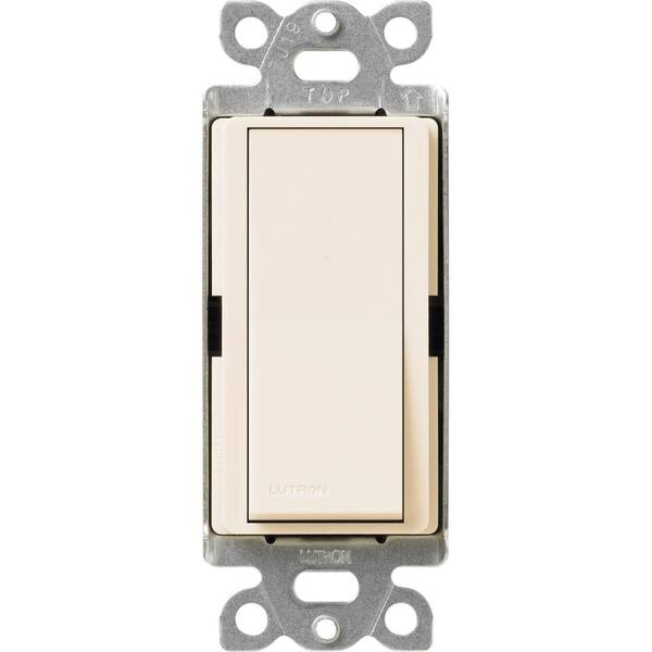 Lutron Claro On/Off Switch, 15-Amp/3-Way, Eggshell (SC-3PS-ES)