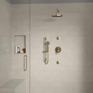 Sterlina Ivory 5.83 in. x 11.81 in. Polished Marble Look Porcelain Floor and Wall Tile (10.516 sq. ft./Case)