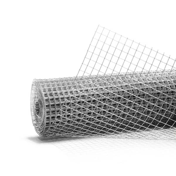 1/2 in. x 3 ft. x 100 ft. 19-Gauge Hardware Cloth Metal Wire Mesh, Galvanized Welded Cage Wire