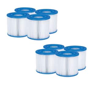 Replacement Type D Pool and Spa Filter Cartridge (8-Pack)