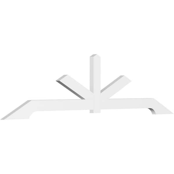 Ekena Millwork Vanguard 96 in. W x 24 in. H x 2 in. D Signature Polyurethane Bracket