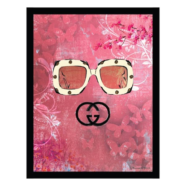 VENICE BEACH Collections Fashion Glam Designer Sunglasses by Fairchild Paris 1 Piece Framed Graphic Print Abstract 18 in. x 14 in.