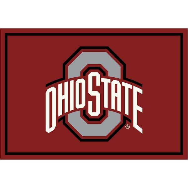 IMPERIAL Ohio State University 4 ft. by 6 ft. Spirit Area Rug