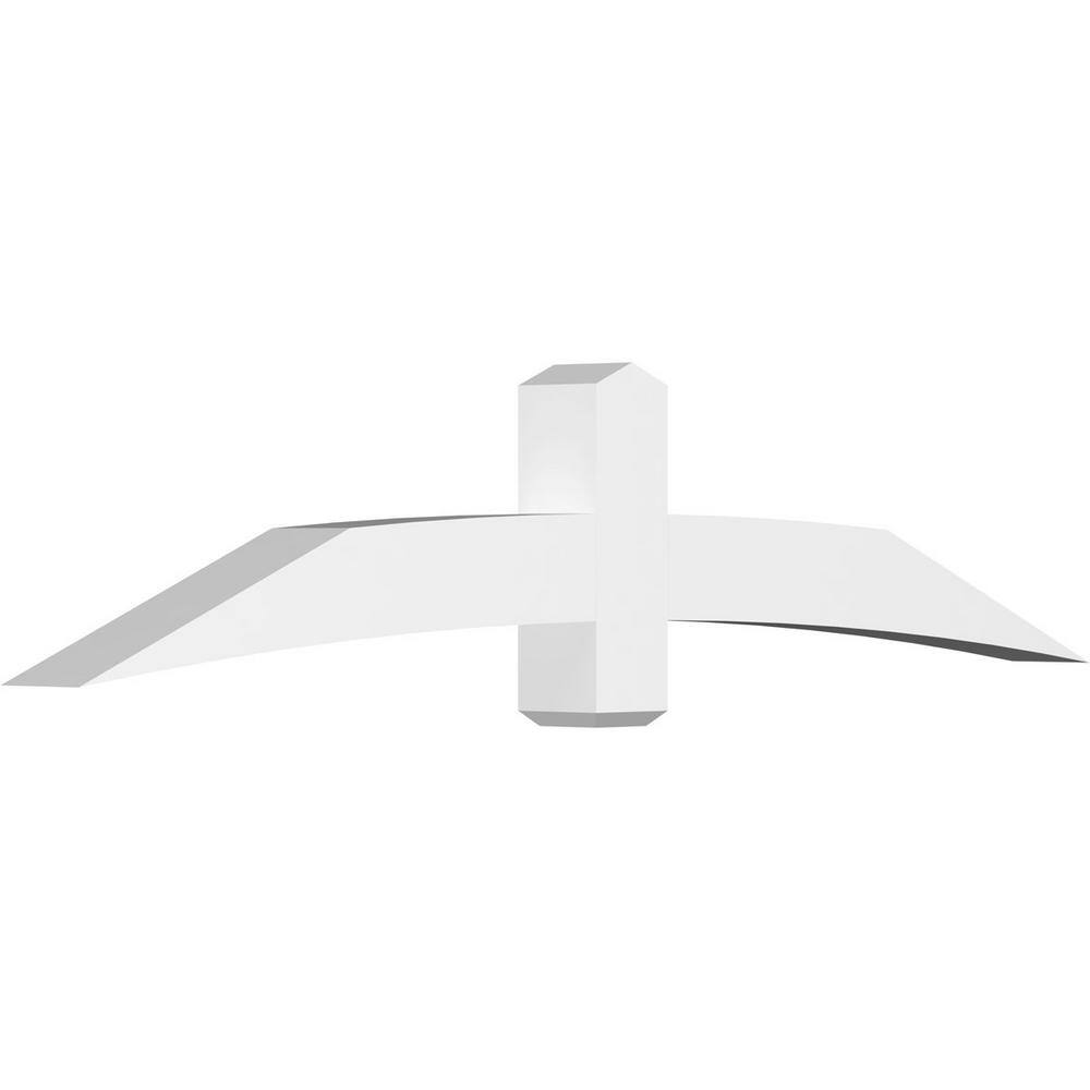 84 in. W x 17 1/2 in. H x 6 in. D x 6 in. F, 5/12 Pitch, Bellingham Signature Urethane Gable Bracket, Primed Tan price history on PriceWatchPro