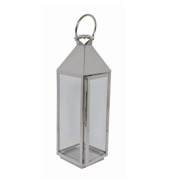 Unbranded 24 in. Large Stainless Steel Lantern