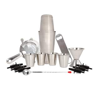 Wine and Cocktail Mixing Bar Set with Essential Barware Tools - 16-Piece