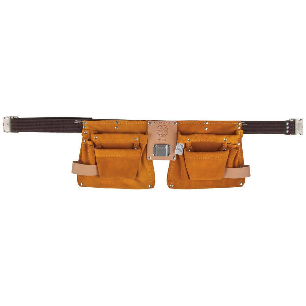 OX TOOLS Pro 4-Piece Oil-Tanned Leather Construction Rig - Contractor Work  Belt OX-P263604 - The Home Depot