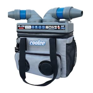 170 CFM 3-Speed Portable Evaporative Chest Cooler with Dual Cooling Fans in Blue/Gray