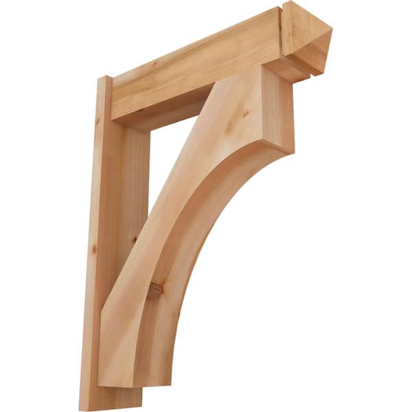 Ekena Millwork 8 in. x 38 in. x 30 in. Westlake Arts and Crafts Smooth Western Red Cedar Outlooker