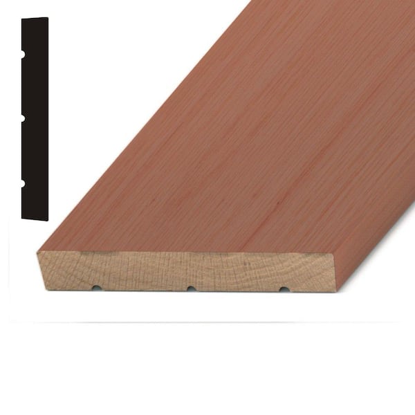 Kelleher 11/16 in. x 4-9/16 in. x 7 ft. Mahogany Interior Jamb Leg Moulding