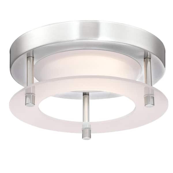 Westinghouse Remi 6 in. 12-Watt Brushed Nickel Integrated LED Flush Mount