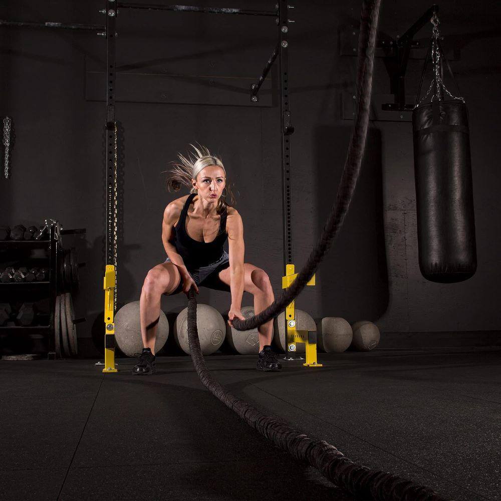 Black and Red Speckled Rubber Gym Flooring Mat