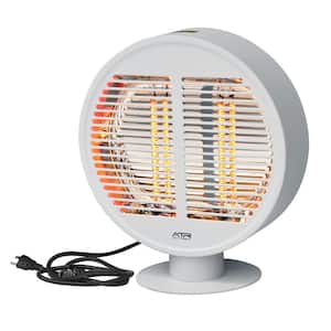 1000-Watt Outdoor Electric Infrared Portable Tabletop Heater with IP54 Waterproof in White