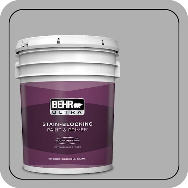 BEHR ULTRA 5 gal. #780F-4 Sparrow Extra Durable Eggshell Enamel Interior Paint & Primer