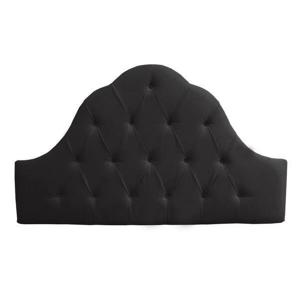 Unbranded Ada Montpelier Black Full Arched Diamond Tufted Headboard